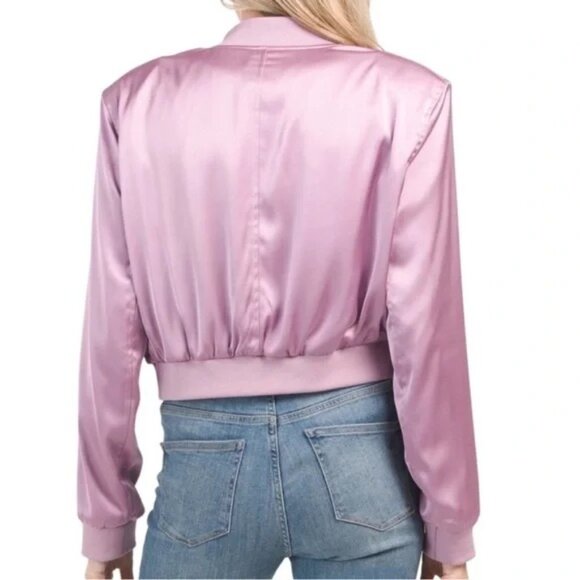 Rachel Zoe Satin Bomber Jacket - Picture 4 of 4
